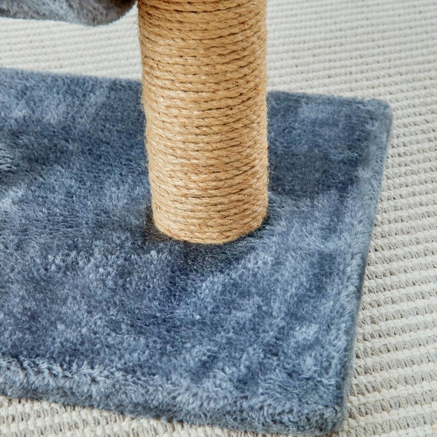 Two By Two The Hazel Sisal Cat Tree, Small, Grey 9 Two By Two The Hazel Sisal Cat Tree, Small, Grey - Image 7