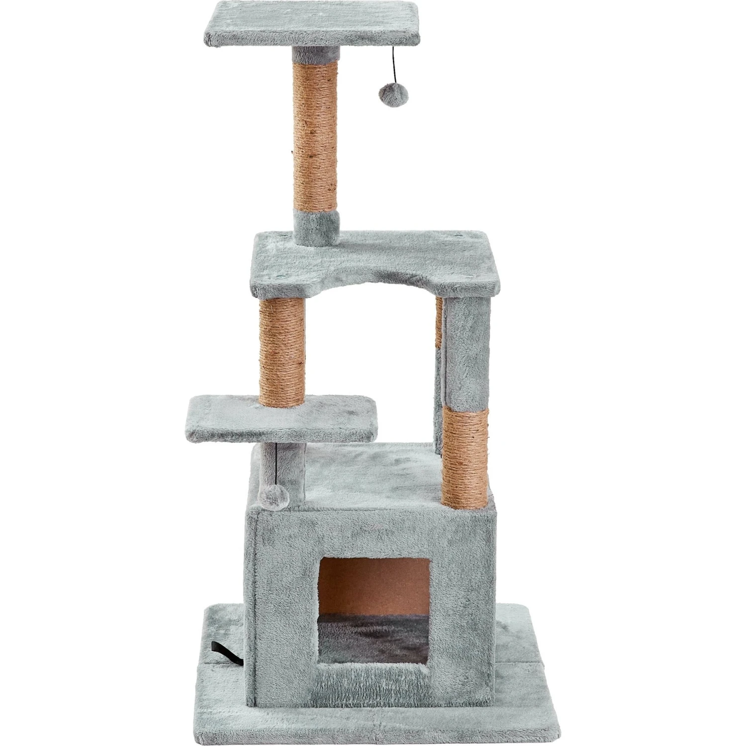 Two By Two The McIntosh Cat Tree, Medium, Grey 3 Two By Two The McIntosh Cat Tree, Medium, Grey