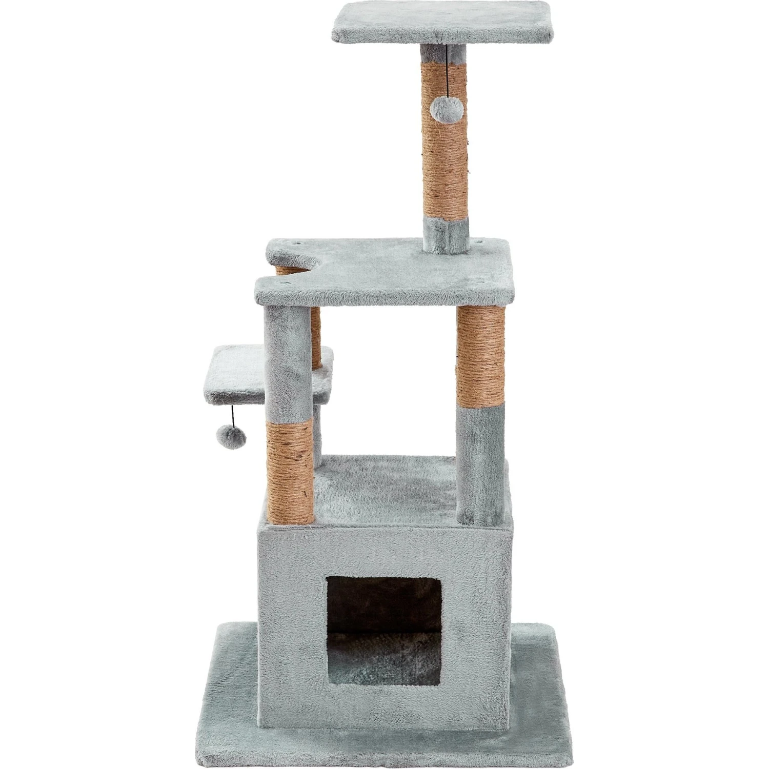 Two By Two The McIntosh Cat Tree, Medium, Grey 5 Two By Two The McIntosh Cat Tree, Medium, Grey - Image 3