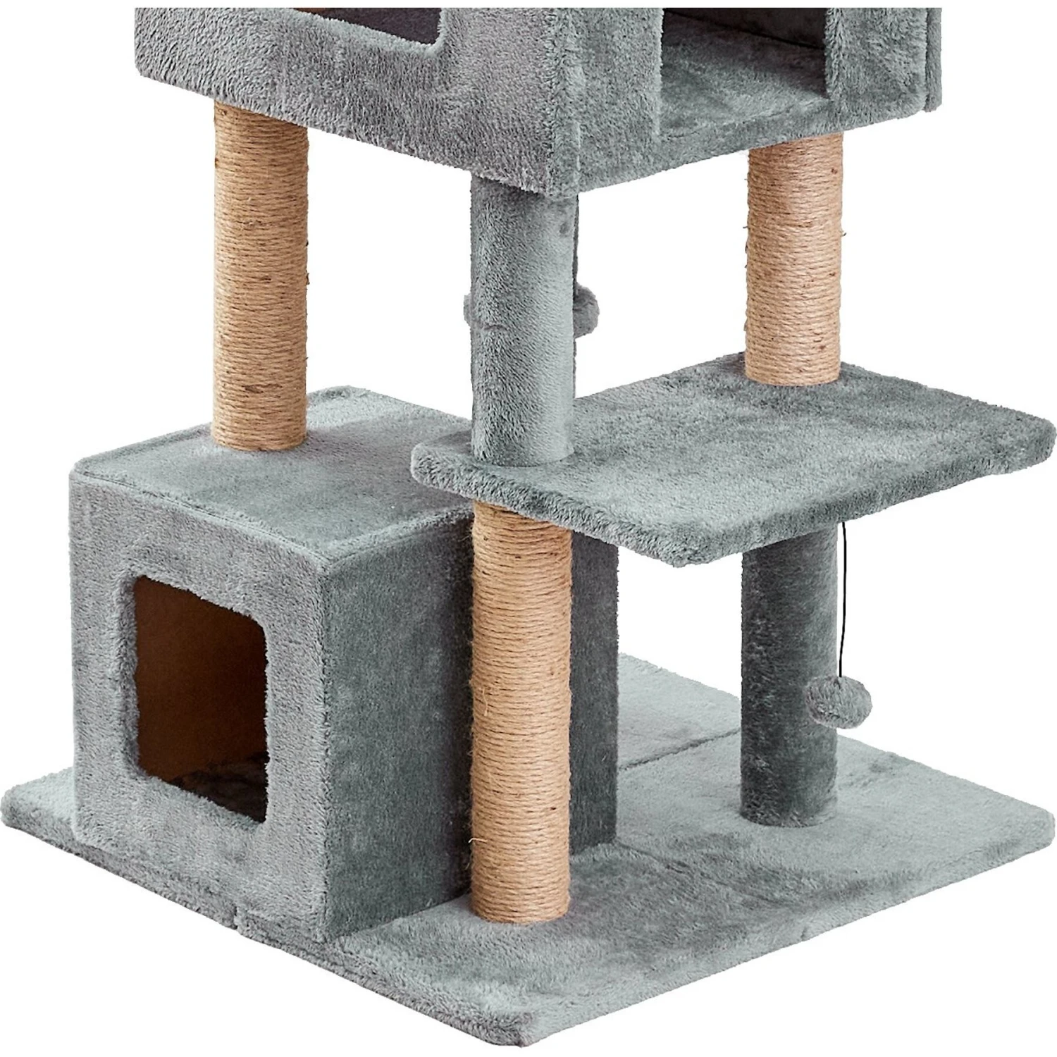 Two By Two The Honeycrisp Cat Tree, Large, Grey 10 Two By Two The Honeycrisp Cat Tree, Large, Grey - Image 8