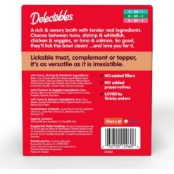 Hartz Delectables Savory Broth Variety Pack Lickable Cat Treats, 1.4-oz Pouch, 12 Count -Almo nature Sales 347789 PT2. AC SS1800 V1665004616