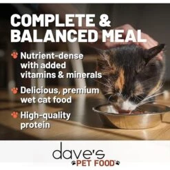 Dave's Pet Food Saucey Pate Chicken & Tuna Recipe Wet Cat Food, 5.5-oz Can, Case Of 24 7 Dave's Pet Food Saucey Pate Chicken & Tuna Recipe Wet Cat Food, 5.5-oz Can, Case Of 24 -Almo nature Sales 352419 PT2. AC SS1800 V1640271982