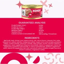 I And Love And You XOXO Beef & Chicken Pate Grain-Free Canned Cat Food, 3-oz Can, Case Of 24 15 I And Love And You XOXO Beef & Chicken Pate Grain-Free Canned Cat Food, 3-oz Can, Case Of 24 -Almo nature Sales 352463 PT6. AC SS1800 V1686942161