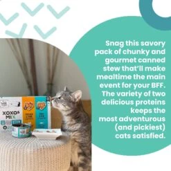 I And Love And You XOXO Tuna & Egg Stew Grain-Free Canned Cat Food, 3-oz Can, Case Of 24 -Almo nature Sales 352467 PT2. AC SS1800 V1686941640