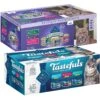 Blue Buffalo Tastefuls Tuna, Chicken, Fish & Shrimp Entrées Variety Pack Flaked Wet Cat Food & Blue Buffalo Wilderness Pate Variety Pack Duck, Chicken & Salmon Grain-Free Cat Canned Food -Almo nature Sales 353336 MAIN. AC SS1800 V1639534884
