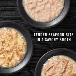 Fancy Feast Classic Seafood Feast Variety Pack Canned Cat Food & American Journey Landmark Broths Seafood Variety Pack Wet Cat Food Complement Pouches -Almo nature Sales 353371 PT7. AC SS1800 V1639525286