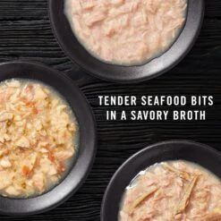 Fancy Feast Flaked Fish & Shrimp Feast Canned Cat Food & American Journey Landmark Broths Seafood Variety Pack Wet Cat Food Complement Pouches 19 Fancy Feast Flaked Fish & Shrimp Feast Canned Cat Food & American Journey Landmark Broths Seafood Variety Pack Wet Cat Food Complement Pouches -Almo nature Sales 353376 PT8. AC SS1800 V1703617635