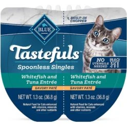 Blue Buffalo Tastefuls Spoonless Singles White Fish & Tuna Entree Pate Adult Cat Food -Almo nature Sales 354417 PT2. AC SS1800 V1647264732