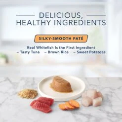 Blue Buffalo Tastefuls Spoonless Singles White Fish & Tuna Entree Pate Adult Cat Food -Almo nature Sales 354417 PT5. AC SS1800 V1647264724