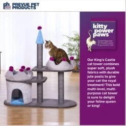 Prevue Pet Products King's Cat Castle 12 Prevue Pet Products King's Cat Castle -Almo nature Sales 354664 PT1. AC SS1800 V1693496082