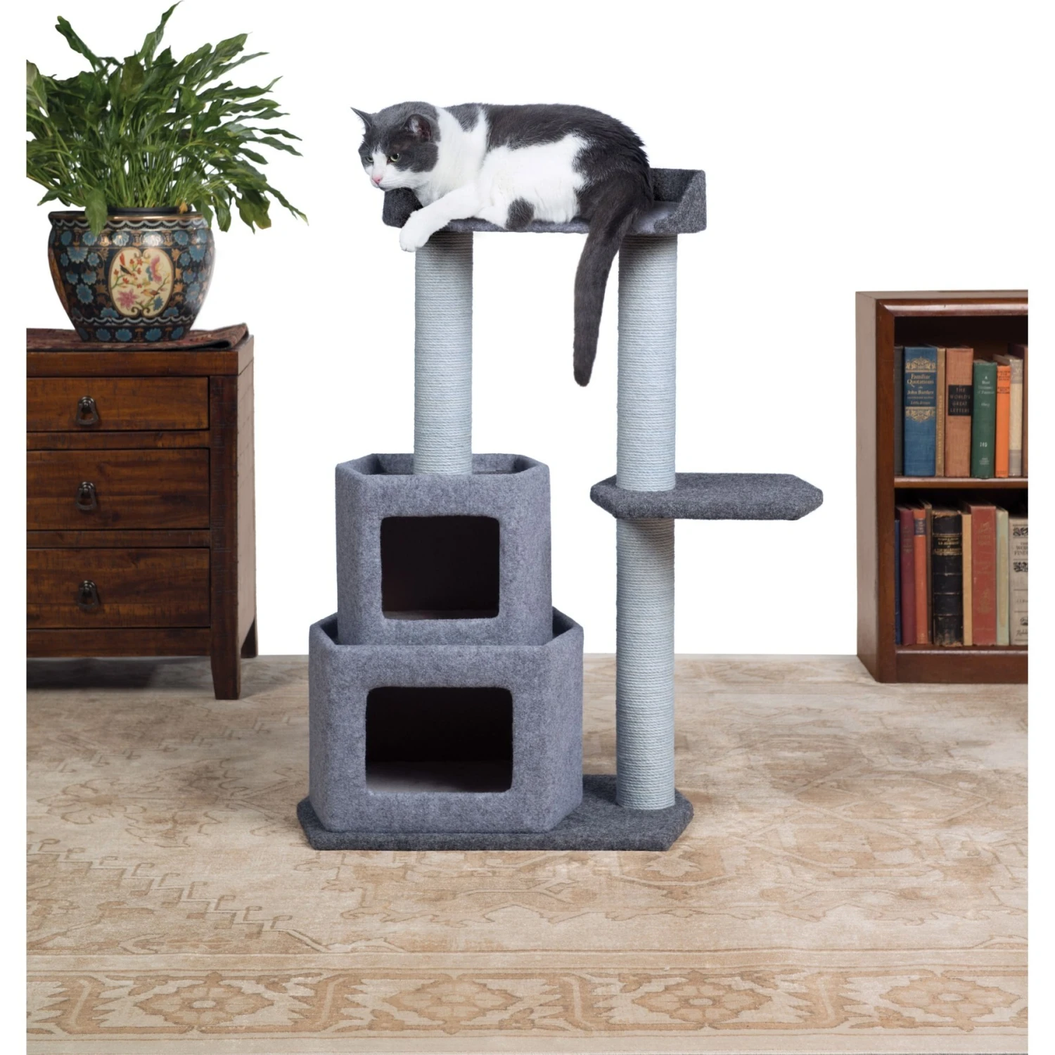 Prevue Pet Products Kitty Power Paws Sky Cat Condo 4 Prevue Pet Products Kitty Power Paws Sky Cat Condo - Image 2