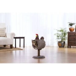 Prevue Pet Products Cozy Chicken 25.5-in Faux Fur Cat Tree -Almo nature Sales 354672 PT2. AC SS1800 V1662064465