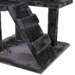 Coziwow By Jaxpety 60-in Tower House Cat Trees, Black -Almo nature Sales 355080 PT5. AC SS1800 V1642804965