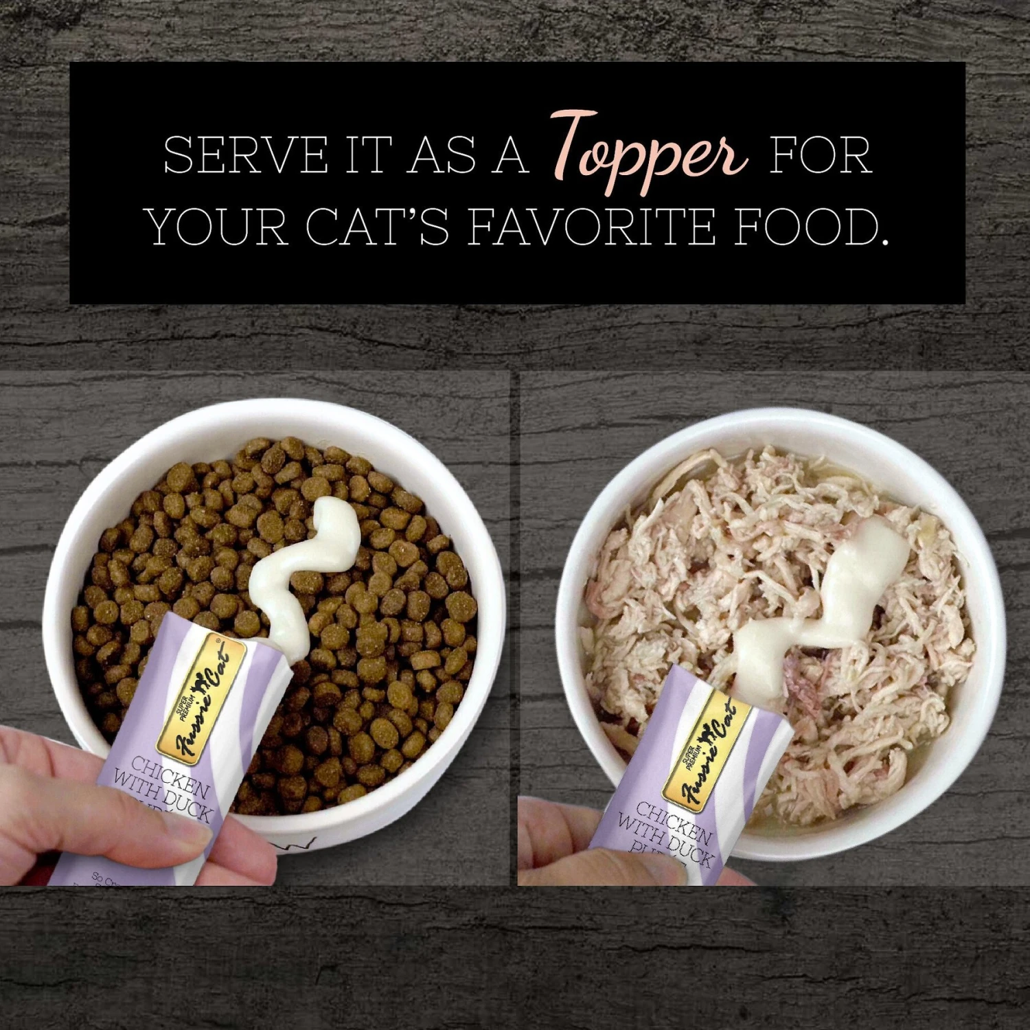 Fussie Cat Chicken With Duck Puree Lickable Cat Treats, 0.5-oz Pouch, Pack Of 4 5 Fussie Cat Chicken With Duck Puree Lickable Cat Treats, 0.5-oz Pouch, Pack Of 4 - Image 3