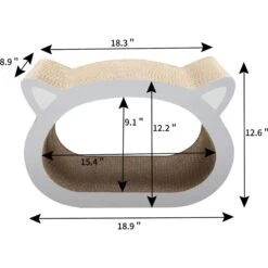 Coziwow By Jaxpety Cat-Head Shaped Scratcher Board Cat Toy With Catnip 13 Coziwow By Jaxpety Cat-Head Shaped Scratcher Board Cat Toy With Catnip -Almo nature Sales 355882 PT2. AC SS1800 V1675180909