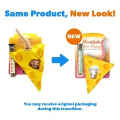 Meowijuana Get Cheesy Mouse & Cheese Refillable Plush Cat Toy With Catnip -Almo nature Sales 363612 PT1. AC SS1800 V1643906485