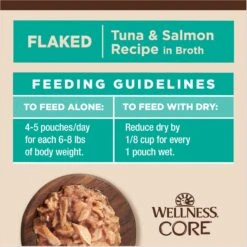 Wellness Tiny Tasters Tuna & Salmon Grain-Free Flaked Wet Cat Food, 1.75-oz Pouch, Case Of 12 -Almo nature Sales 363909 PT8. AC SS1800 V1695832228