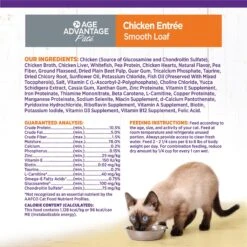 Wellness Complete Health Age Advantage Chicken Pate Wet Cat Food -Almo nature Sales 363921 PT8. AC SS1800 V1643253167