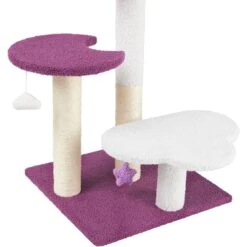 Frisco Star, Moon And Cloud 25" Plush Cat Tree -Almo nature Sales 371373 PT3. AC SS1800 V1670967425