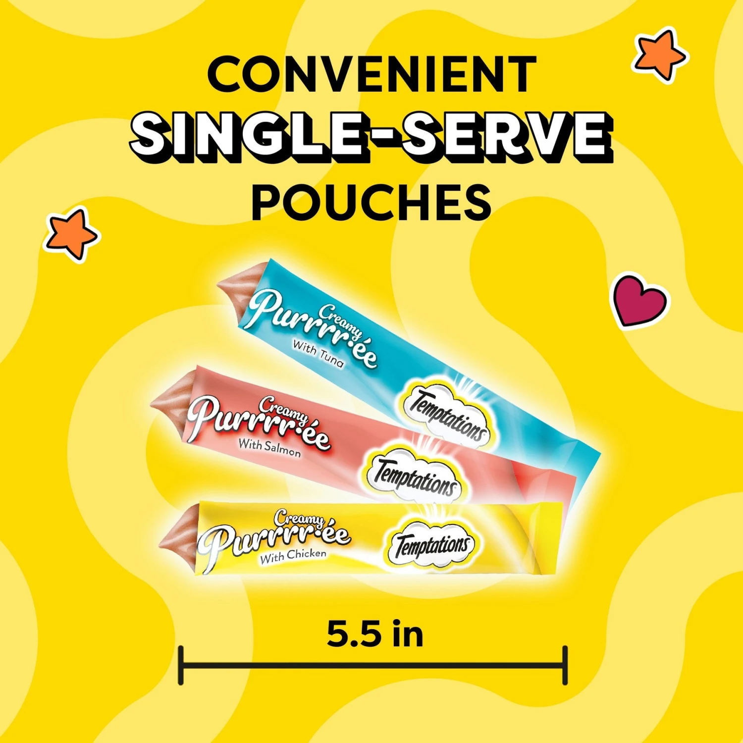 Temptations Creamy Puree Salmon, Chicken & Tuna Variety Pack Lickable Cat Treats 5 Temptations Creamy Puree Salmon, Chicken & Tuna Variety Pack Lickable Cat Treats - Image 3