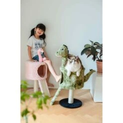 Catry 32-in Flamingo Design With Sisal Scratching Post Cat Tree, Pink -Almo nature Sales 373047 PT8. AC SS1800 V1647028033