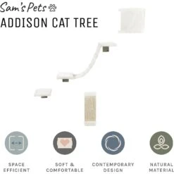 Sam's Pets Addison Wall Climber Cat Tree -Almo nature Sales 373155 PT2. AC SS1800 V1647294418