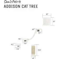 Sam's Pets Addison Wall Climber Cat Tree -Almo nature Sales 373155 PT8. AC SS1800 V1647293187