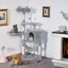Yaheetech 3-Level Plush Cat Tree, Light Gray, Large -Almo nature Sales 373193 MAIN. AC SS1800 V1647473602