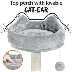 Yaheetech 3-Level Plush Cat Tree, Light Gray, Large -Almo nature Sales 373193 PT5. AC SS1800 V1647467817