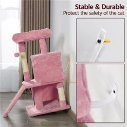 Yaheetech 3 Tiers 36-in Plush Cat Tower With Double Cat Condo -Almo nature Sales 373197 PT7. AC SS1800 V1680631140