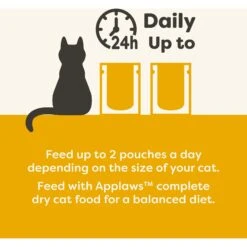 Applaws Chicken Flakes In Gravy Wet Cat Food, 2.47-oz, Case Of 12 -Almo nature Sales 373501 PT4. AC SS1800 V1649479284