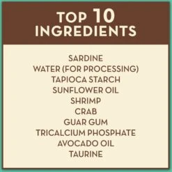 AvoDerm Natural Grain-Free Sardine, Shrimp & Crab Meat Entree In Gravy Canned Cat Food -Almo nature Sales 46683 PT3. AC SS1800 V1602292862