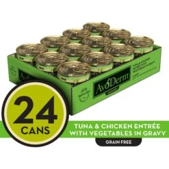 AvoDerm Natural Grain-Free Tuna & Chicken Entree With Vegetables Canned Cat Food -Almo nature Sales 46692 PT8. AC SS1800 V1603310787