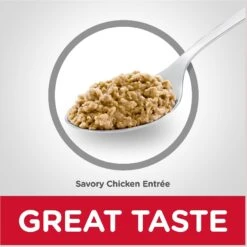Hill's Science Diet Adult 7+ Savory Chicken Entree Canned Cat Food -Almo nature Sales 48943 PT5. AC SS1800 V1598146584