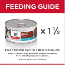 Hill's Science Diet Adult Hairball Control Ocean Fish Entree Canned Cat Food -Almo nature Sales 48987 PT7. AC SS1800 V1598149255