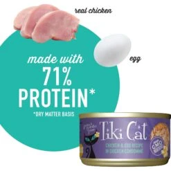 Tiki Cat Luau Chicken With Egg In Chicken Consomme Grain-Free Canned Cat Food 15 Tiki Cat Luau Chicken With Egg In Chicken Consomme Grain-Free Canned Cat Food -Almo nature Sales 49117 PT4. AC SS1800 V1702329563