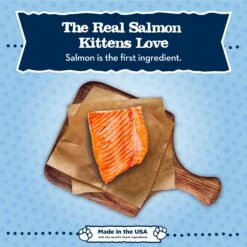Blue Buffalo Baby Blue Healthy Growth Formula Grain-Free High Protein Salmon Recipe Kitten Wet Food, 3-oz Cans, Case Of 24 -Almo nature Sales 502278 PT2. AC SS1800 V1647639110