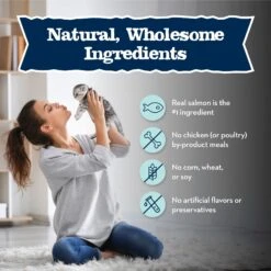 Blue Buffalo Baby Blue Healthy Growth Formula Grain-Free High Protein Salmon Recipe Kitten Wet Food, 3-oz Cans, Case Of 24 -Almo nature Sales 502278 PT5. AC SS1800 V1647639986