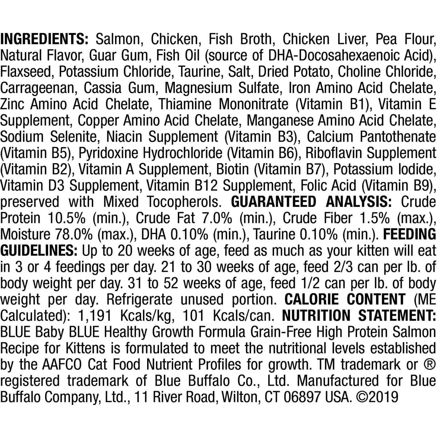 Blue Buffalo Baby Blue Healthy Growth Formula Grain-Free High Protein Chicken Recipe Kitten Wet Food, 3-oz Cans, Case Of 24 & Blue Buffalo Baby Blue Healthy Growth Formula Grain-Free High Protein Salmon Recipe Kitten Wet Food, 3-oz Cans, Case Of 24 5 Blue Buffalo Baby Blue Healthy Growth Formula Grain-Free High Protein Chicken Recipe Kitten Wet Food, 3-oz Cans, Case Of 24 & Blue Buffalo Baby Blue Healthy Growth Formula Grain-Free High Protein Salmon Recipe Kitten Wet Food, 3-oz Cans, Case Of 24 - Image 3