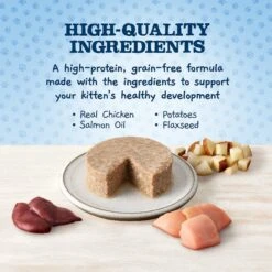 Blue Buffalo Baby Blue Healthy Growth Formula Grain-Free High Protein Chicken Recipe Kitten Wet Food, 3-oz Cans, Case Of 24 & Blue Buffalo Baby Blue Healthy Growth Formula Grain-Free High Protein Salmon Recipe Kitten Wet Food, 3-oz Cans, Case Of 24 18 Blue Buffalo Baby Blue Healthy Growth Formula Grain-Free High Protein Chicken Recipe Kitten Wet Food, 3-oz Cans, Case Of 24 & Blue Buffalo Baby Blue Healthy Growth Formula Grain-Free High Protein Salmon Recipe Kitten Wet Food, 3-oz Cans, Case Of 24 -Almo nature Sales 515078 PT7. AC SS1800 V1649344309