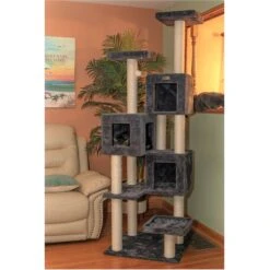 Armarkat Real Wood Giant Cat Tower, Dark Gray, 80-in 13 Armarkat Real Wood Giant Cat Tower, Dark Gray, 80-in -Almo nature Sales 515582 PT2. AC SS1800 V1649341007