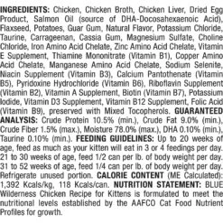 Blue Buffalo Wilderness Kitten Chicken Grain-Free Canned Cat Food -Almo nature Sales 51560 PT2. AC SS1800 V1646784986