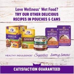 Wellness Morsels Turkey Dinner Cubes In Rich Gravy Grain-Free Canned Cat Food -Almo nature Sales 52121 PT4. AC SS1800 V1695845627
