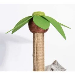 Lovely Caves Coconut Palm Tree Cat Scratching Post, Brown, Large -Almo nature Sales 525718 PT2. AC SS1800 V1658230589