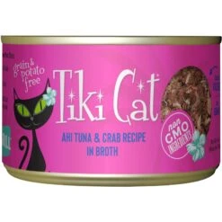Tiki Cat Grill Ahi Tuna With Crab In Tuna Broth Grain-Free Canned Cat Food