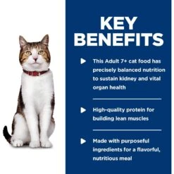 Hill's Science Diet Adult 7+ Tender Chicken Dinner Canned Cat Food 15 Hill's Science Diet Adult 7+ Tender Chicken Dinner Canned Cat Food -Almo nature Sales 52767 PT4. AC SS1800 V1598151066