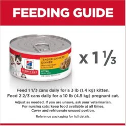 Hill's Science Diet Kitten Tender Chicken Dinner Canned Cat Food -Almo nature Sales 52774 PT7. AC SS1800 V1598157368