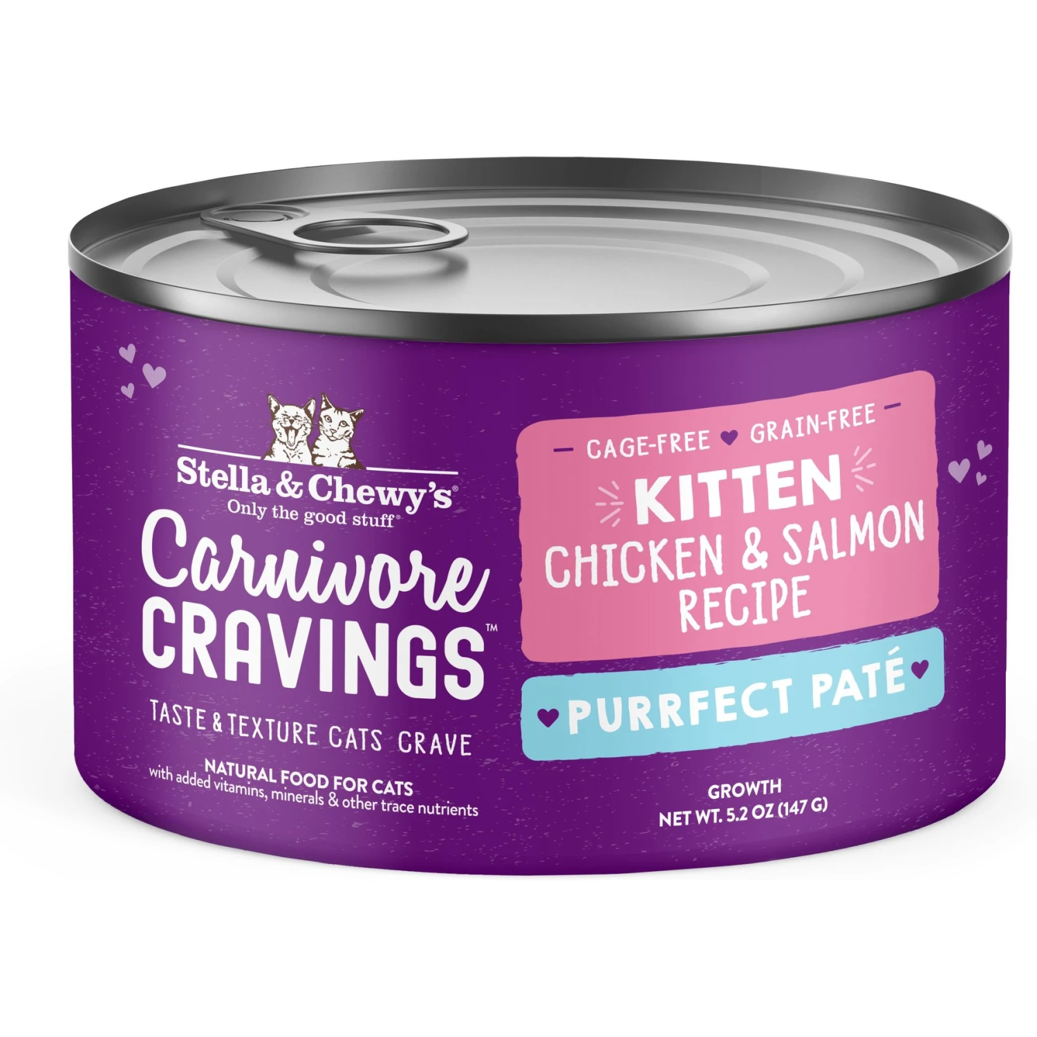 Stella & Chewy's Chicken & Salmon Flavored Pate Kitten Wet Cat Food 3 Stella & Chewy's Chicken & Salmon Flavored Pate Kitten Wet Cat Food