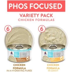 Weruva Wx Phos Focused Chicken Variety Pack Grain-Free Wet Cat Food, 3-oz Can, Case Of 12 -Almo nature Sales 578142 PT2. AC SS1800 V1684171823