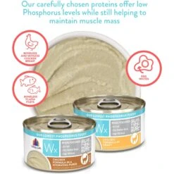 Weruva Wx Phos Focused Chicken Variety Pack Grain-Free Wet Cat Food, 3-oz Can, Case Of 12 -Almo nature Sales 578142 PT8. AC SS1800 V1684343902